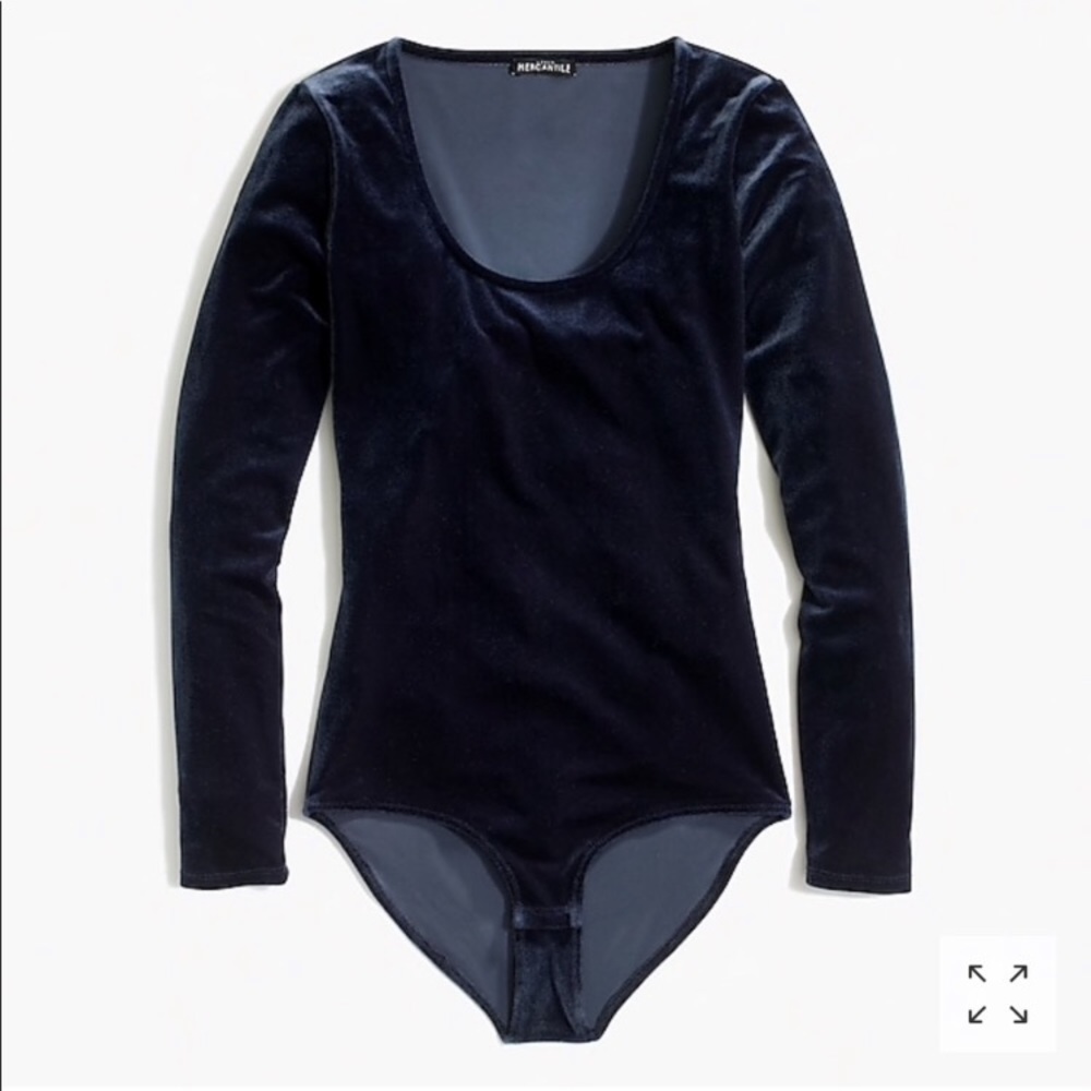 J. Crew Velvet Bodysuit